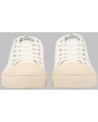 Vivienne Westwood - Low Top Sneakers Primsoll Cotton Trainers - Lyst