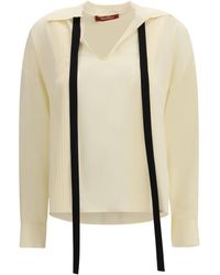 Max Mara - Silk Blouse Shirt - Lyst