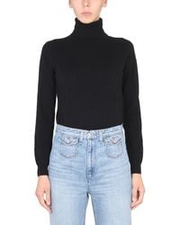 Ballantyne - Turtleneck Shirt With Cross-Neck Not Specified Jumpers - Lyst