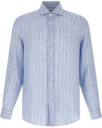 Brunello Cucinelli - Linen Blouse - Lyst