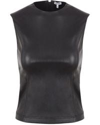 Loewe - Leather Puzzle Tank Top - Lyst