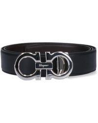 Ferragamo - Reversible "Gancini" Belt - Lyst