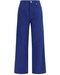 Max Mara - Cotton Casual Pants - Lyst