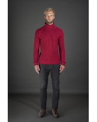 Moorer - Cable Knit Sweater Clothing - Lyst