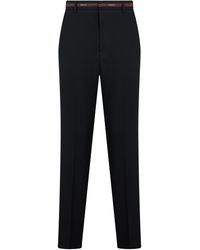 Gucci - Trousers High-Waisted Wool Skinny - Lyst