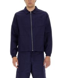 Umbro - Logo Patch Jacket Cotton - Lyst