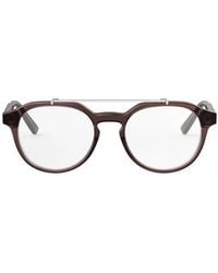 Dior - Eyeglasses Square Full Rim, Gloss Frame And Clear Demo Lenses Lens Botanicaor1I6400 Sunglasses - Lyst