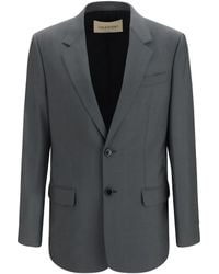 Valentino - Single-Breasted Wool And Mohair Jacket - Lyst