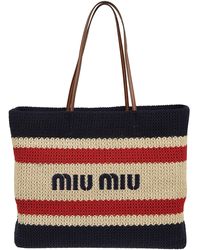 miu miu tote bolsa black