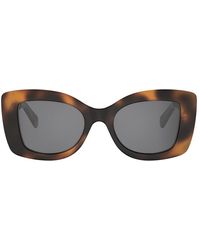 Celine - Cl40324U 3 Dots 53A Havana Sunglasses - Lyst