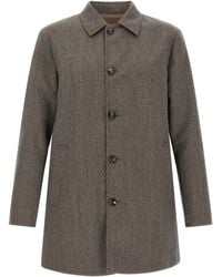 Pal Zileri - Reversible Wool & Technical Coat - Lyst