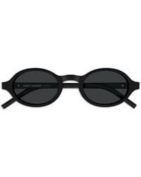 Saint Laurent - Saint Laurent Eyewear 872934Y9956 Oval-Frame Sunglasses - Lyst