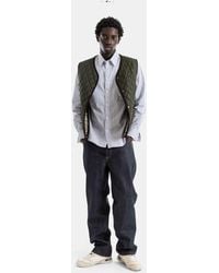 Burberry - Quilted Nylon Vest With Corded Piping Jacket - Lyst