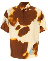 Fendi - Printed Satin Shirt - Lyst