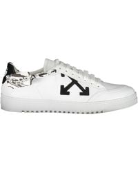 Off-White c/o Virgil Abloh - Leather Low-Top Sneakers - Lyst
