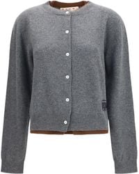 Marni - Layered Effect Cashmere Cardigan - Lyst