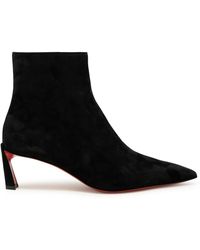 Christian Louboutin - Veau Velours Condora Booty 55 Boots - Lyst