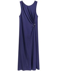 Giorgio Armani - Embellished Satin Midi Dress - Lyst