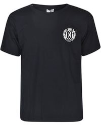 Bally - Crowned Logo Print T-Shirt - Lyst