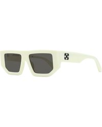 Off-White c/o Virgil Abloh - Rectangular Vancouver Sunglasses Oeri13F 0107 53Mm Plastic (Acetate) - Lyst