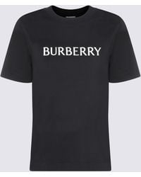 Burberry - Logo Cotton T-Shirt - Lyst