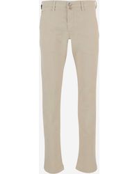 Jacob Cohen - Pants Stretch Cotton-Blend Lyocell Trousers - Lyst