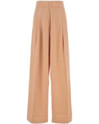 Dries Van Noten Pila Cotton Cupro Pants in Pink | Lyst