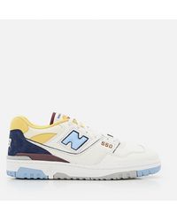 New Balance - Low-Top 550 Leather Sneakers - Lyst