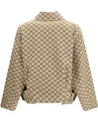 Gucci - Gg Canvas Bomber Jacket - Lyst