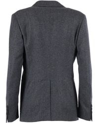 The Gigi - Double-Breasted Jacket Virgin Wool Double Breasted - Lyst