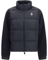 Moncler - Polartec Padded Zip-Up Cardigan Polyester; Inner: Goose Down Sweater - Lyst