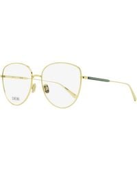 Dior - Gemo R3U Eyeglasses Cd50031U 032-Aqua 58Mm Metal - Lyst