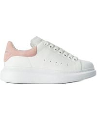 McQueen - Oversize *Icon Smooth Calf Leather Sneakers With Patchouli Suede Heel Counter.<Br - Lyst