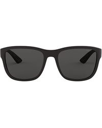 Prada Linea Rossa - Ps 01Us Rubber Sunglasses - Lyst