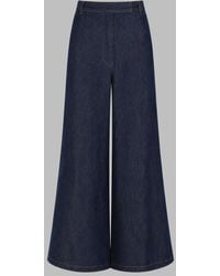 Dries Van Noten - Wide-Leg Penn Jeans Cotton Trousers - Lyst