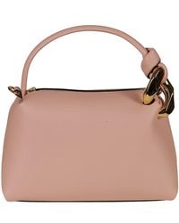 JW Anderson - Pastel Pink Leather Small Jwa Corner Handbag - Lyst