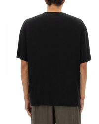 Lemaire - Relaxed Fit T-Shirt Cotton T-Shirts - Lyst