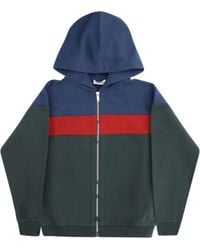 Gucci - Web Stripe Hooded Sweatshirt For Boy Cotton Sweatshirts - Lyst