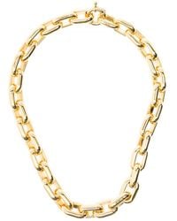 FEDERICA TOSI - Lace Ella 18k Gold Plated Bronze Chain Necklace Tosi - Lyst