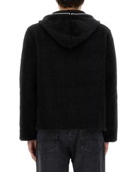 Our Legacy - Cardigan With Zip Hairy Wool Sweatshirts - Lyst