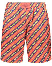 Martine Rose - Logo Print Swim Shorts - Lyst