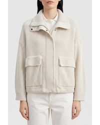 Brunello Cucinelli - Off Relaxed Cotton Jacket - Lyst