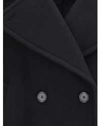 Chloé - Coat Oversized Short Wool (Ovis Aries) - Lyst