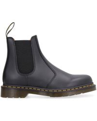 Dr. Martens - Unisex Vegan 2976 Felix Platform Chelsea Boots Black Felix Rub Off - Lyst