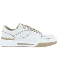 Dolce & Gabbana - New Roma Leather Sneakers - Lyst