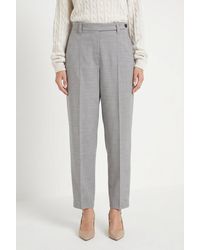 Brunello Cucinelli - Light Wool Trousers - Lyst
