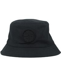 Stone Island - Logo Bucket Hat - Lyst