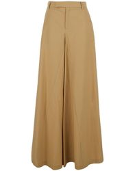 FEDERICA TOSI - Pants With Wide-Leg And High-Waiste - Lyst