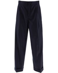 Etro - Striped Wool Cropped Trousers - Lyst