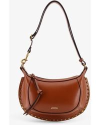 Isabel Marant - Oskan Moon Leather Crossbody Bag - Lyst
